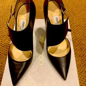 Jimmy Choo Calf Leather Black Pump